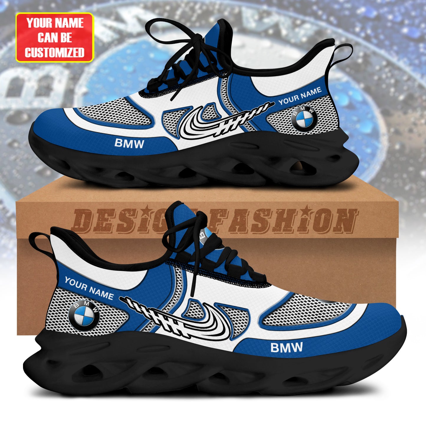 Personalized Bw Sport Chunky Custom Sneaker Q260903