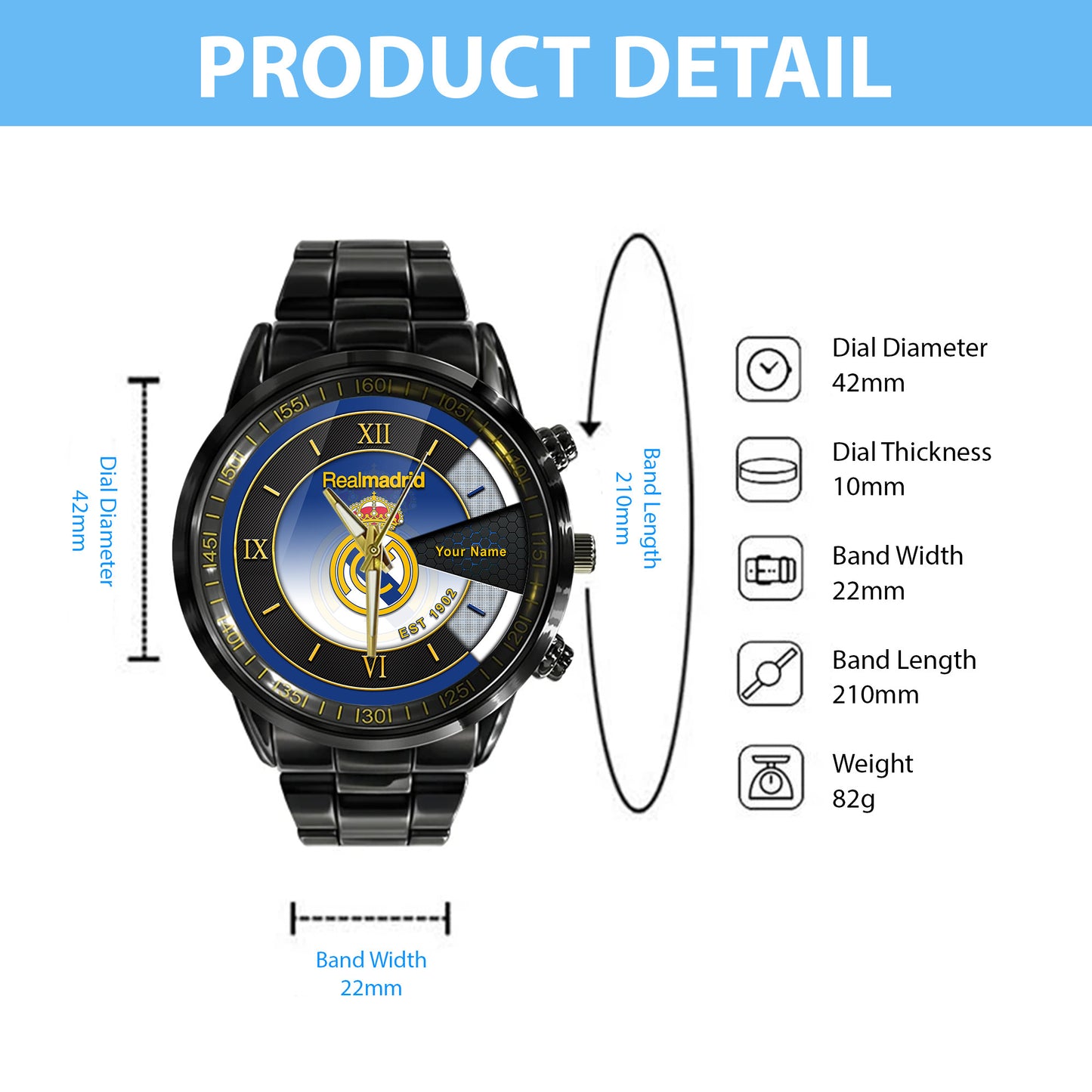 Real Luxury Stainless Steel Watch V3