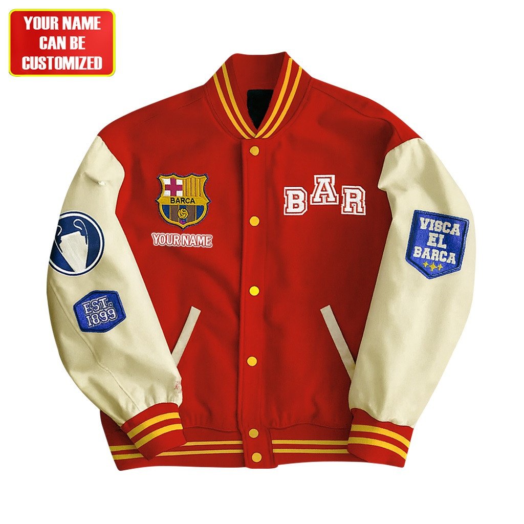 Barca FC Sporty Baseball Jacket