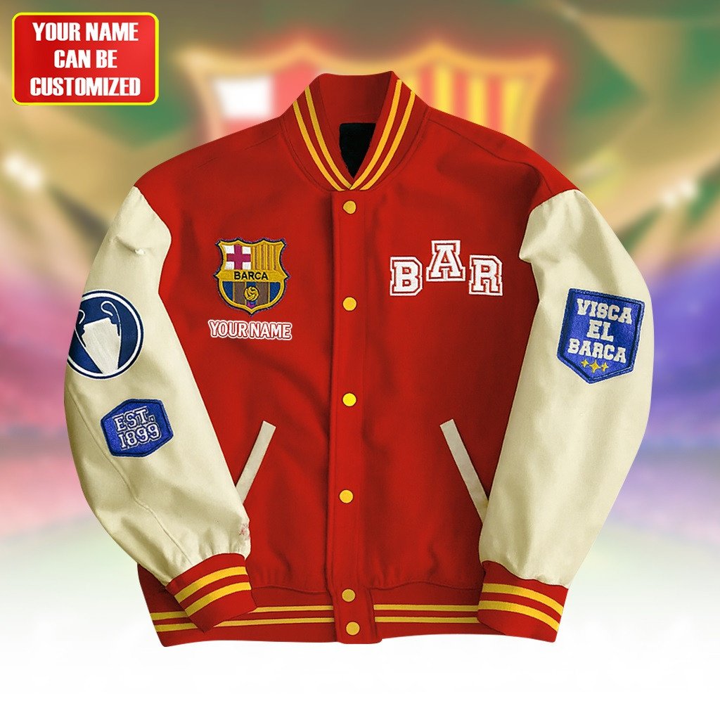 Barca FC Sporty Baseball Jacket
