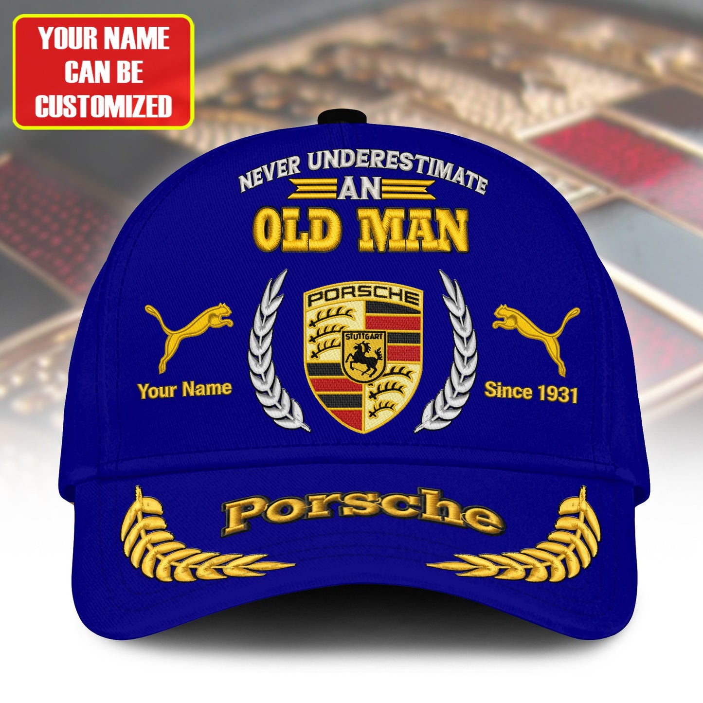 Personalized Pors Vintage Embroidery Classic Cap