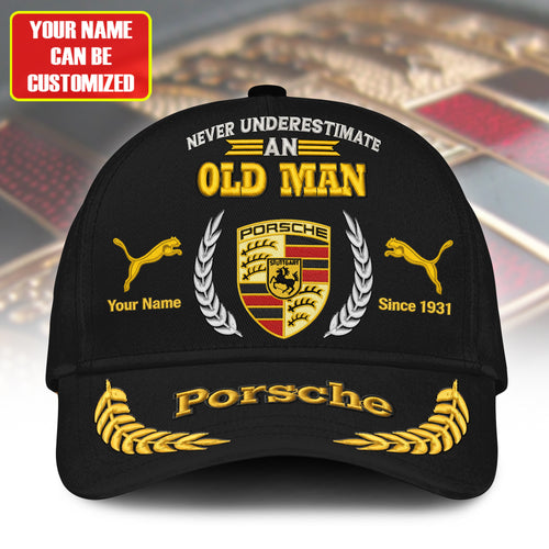 Personalized Pors Vintage Embroidery Classic Cap