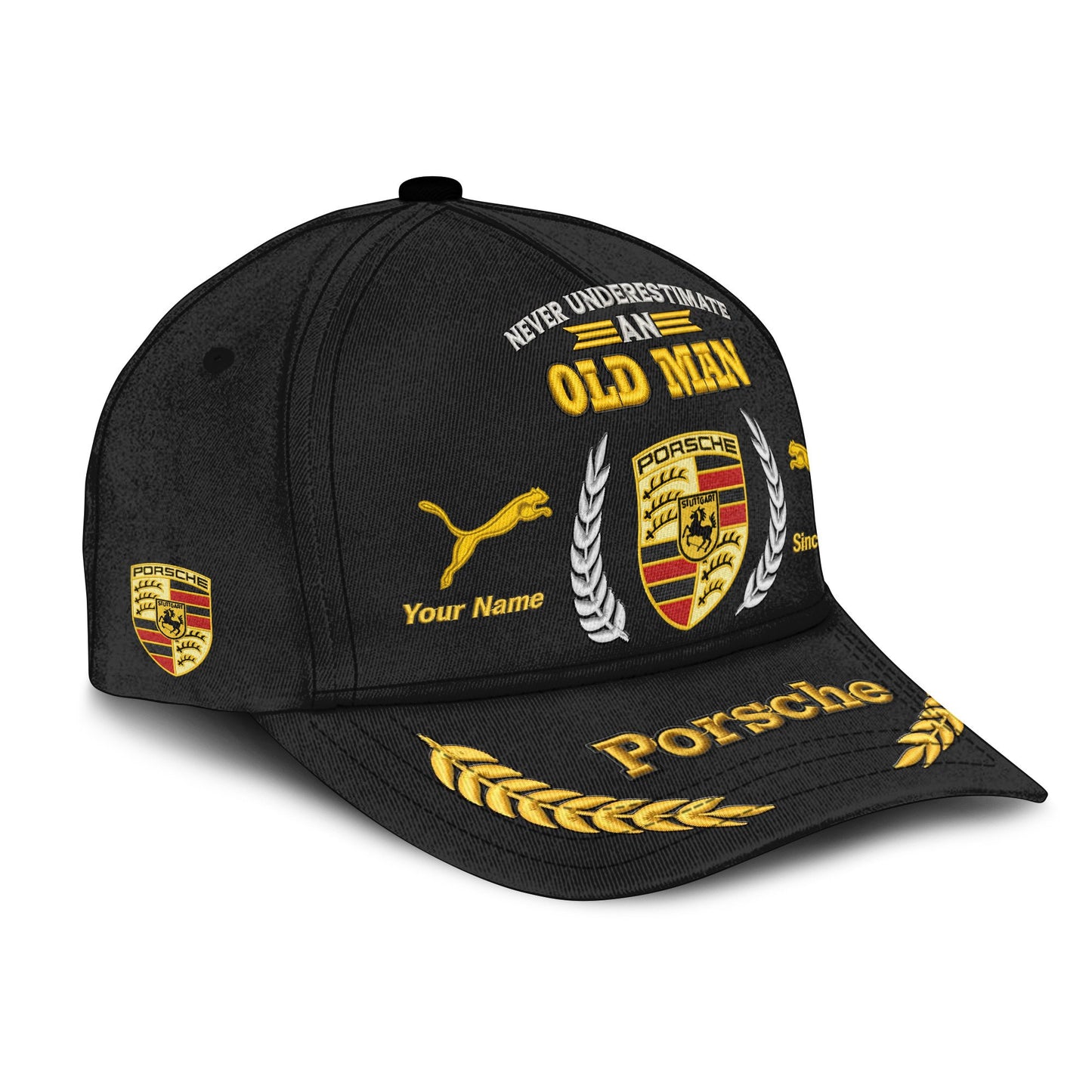 Personalized Pors Vintage Embroidery Classic Cap