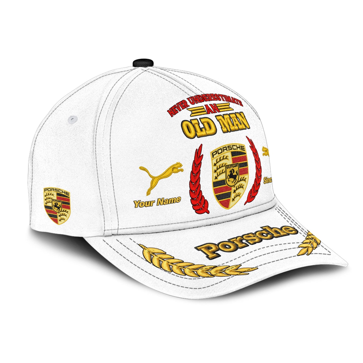 Personalized Pors Vintage Embroidery Classic Cap