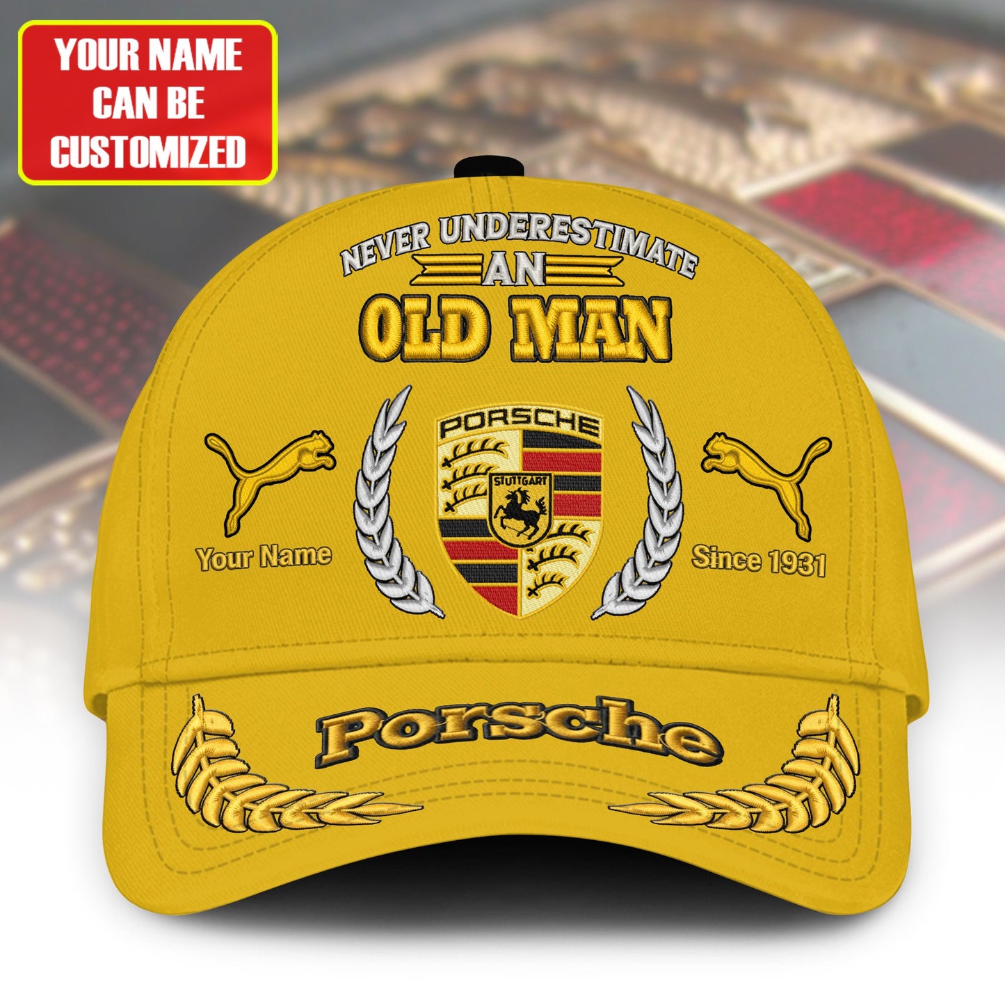 Personalized Pors Vintage Embroidery Classic Cap
