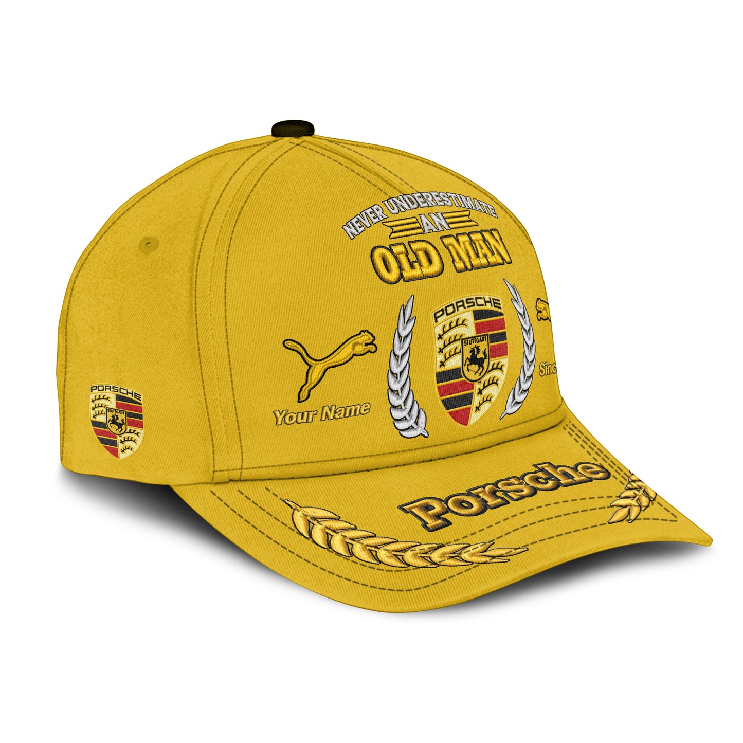 Personalized Pors Vintage Embroidery Classic Cap