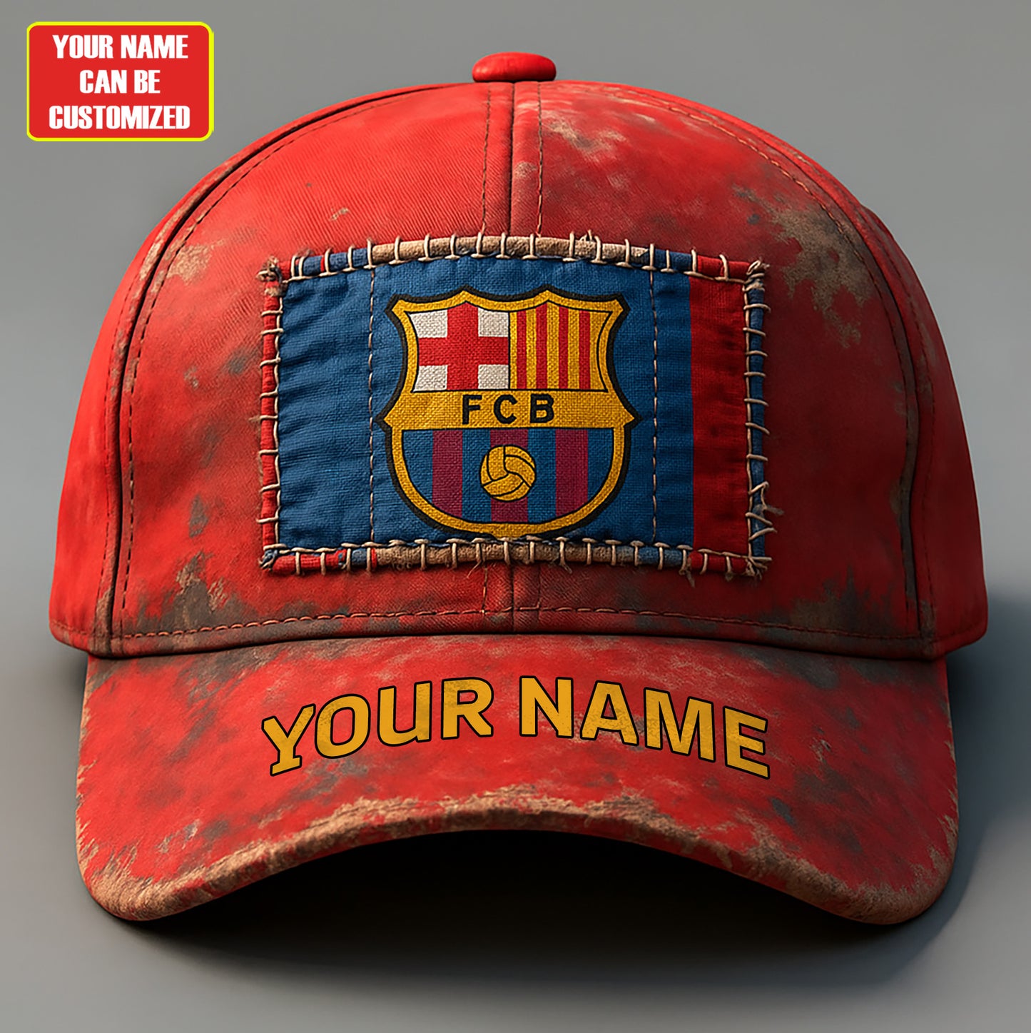 Personalized Barca FC Vintage Classic Cap