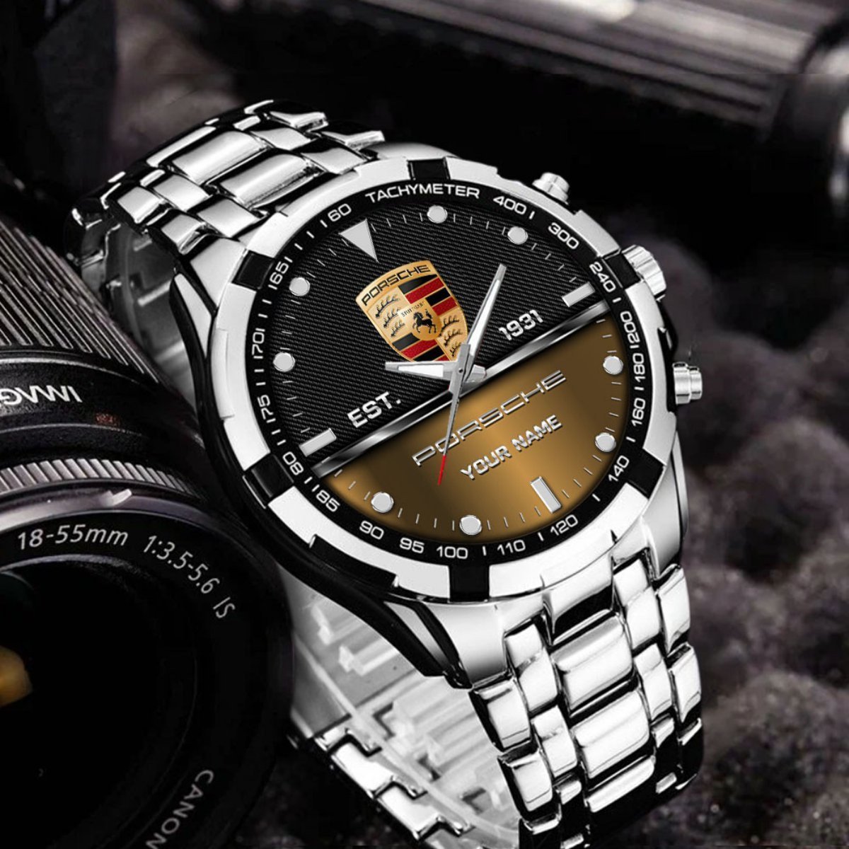 Personalized Pors EST 1931 Alloy Quartz Watch V2
