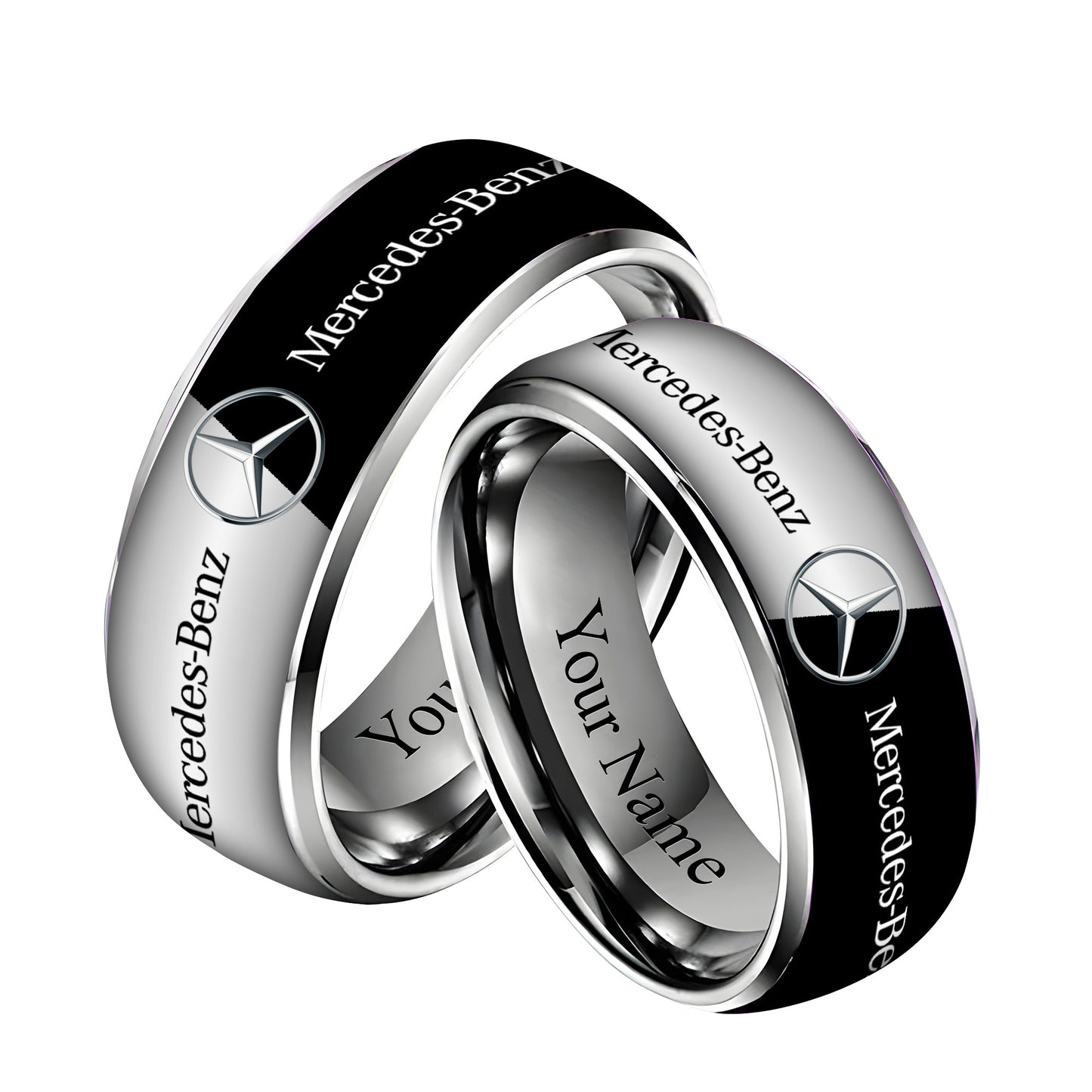 Personalized Merc Luxury Alloy Ring