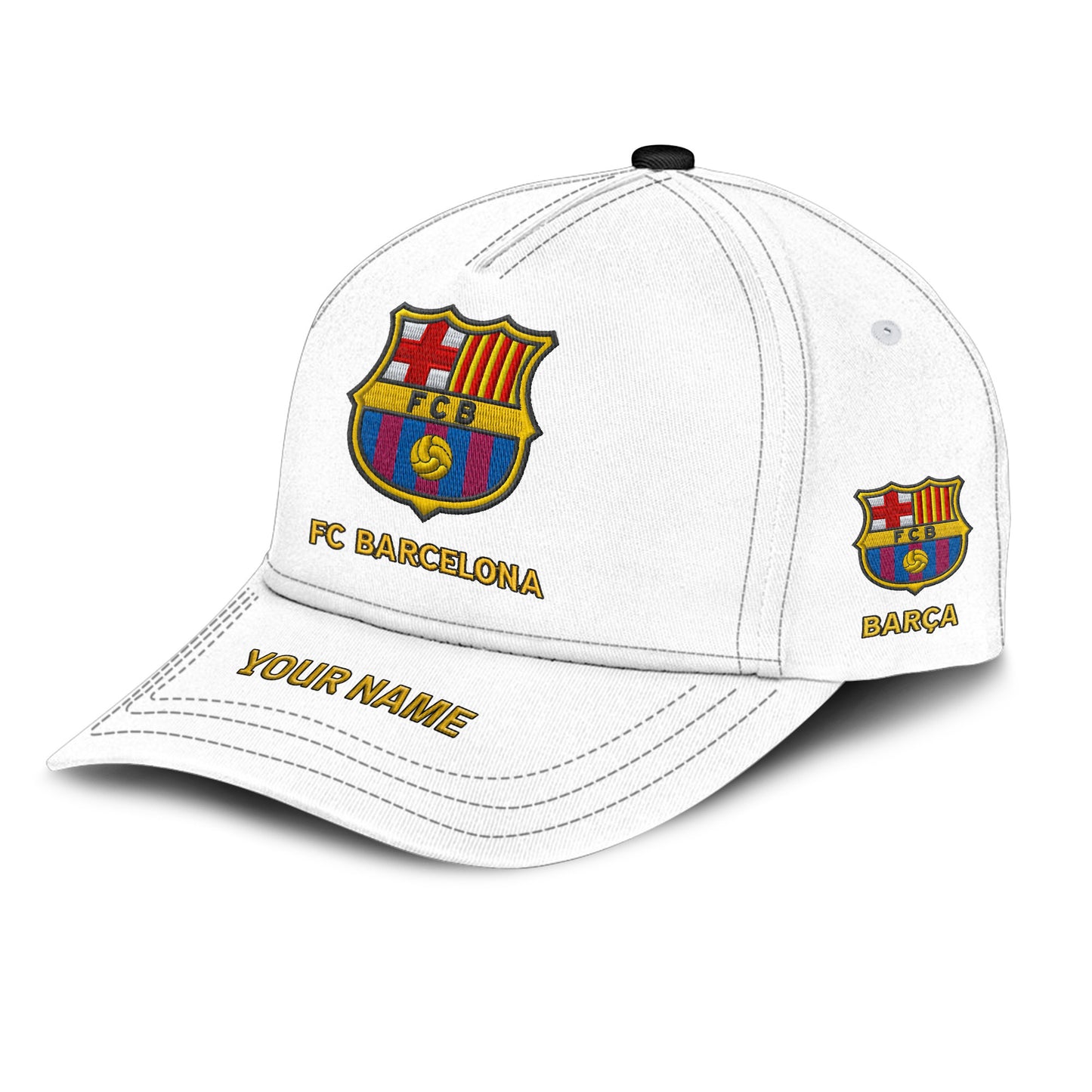 Personalized Barca FC Vintage Embroidery Classic Cap
