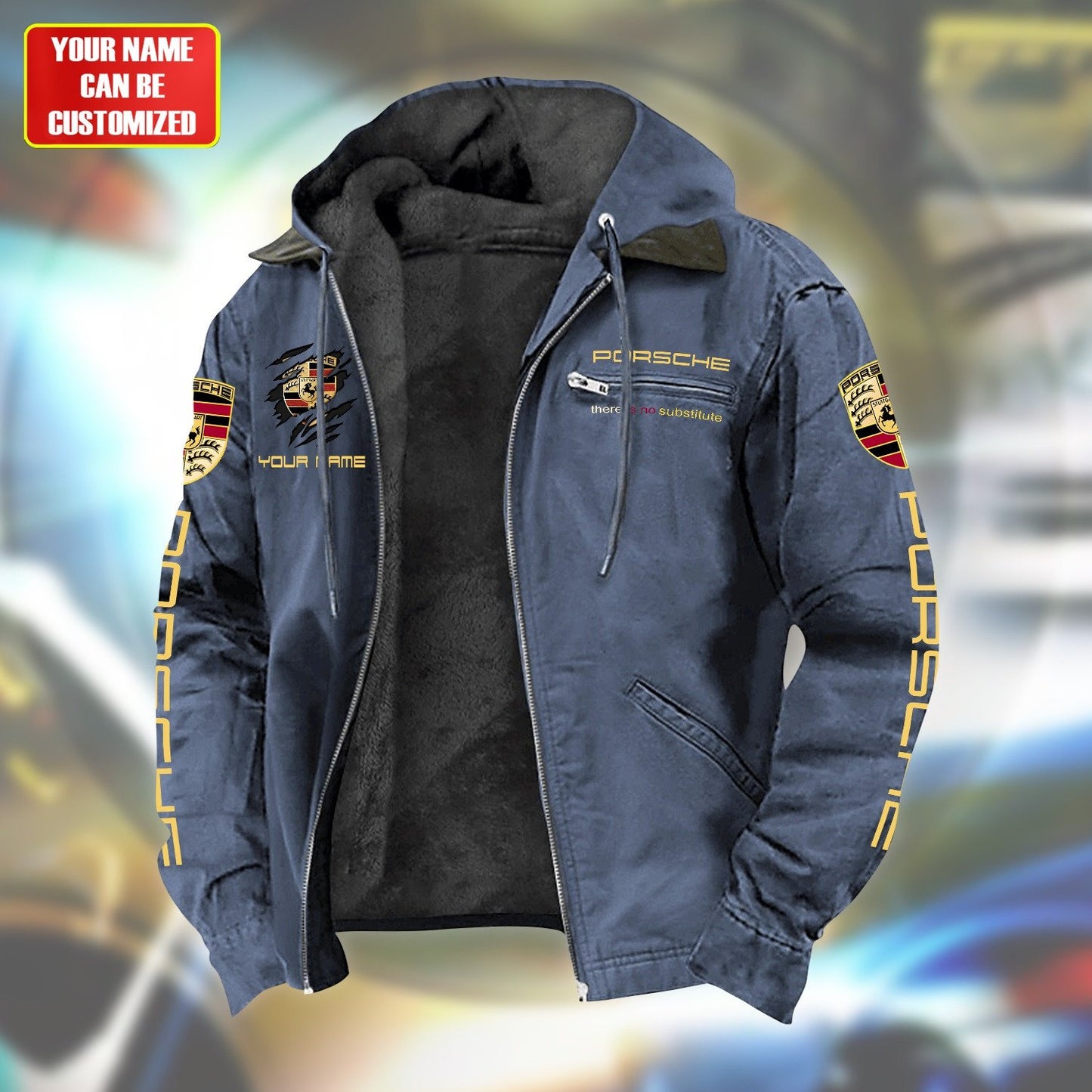 Personalized Pors Tear Fur lining Paddle Jacket