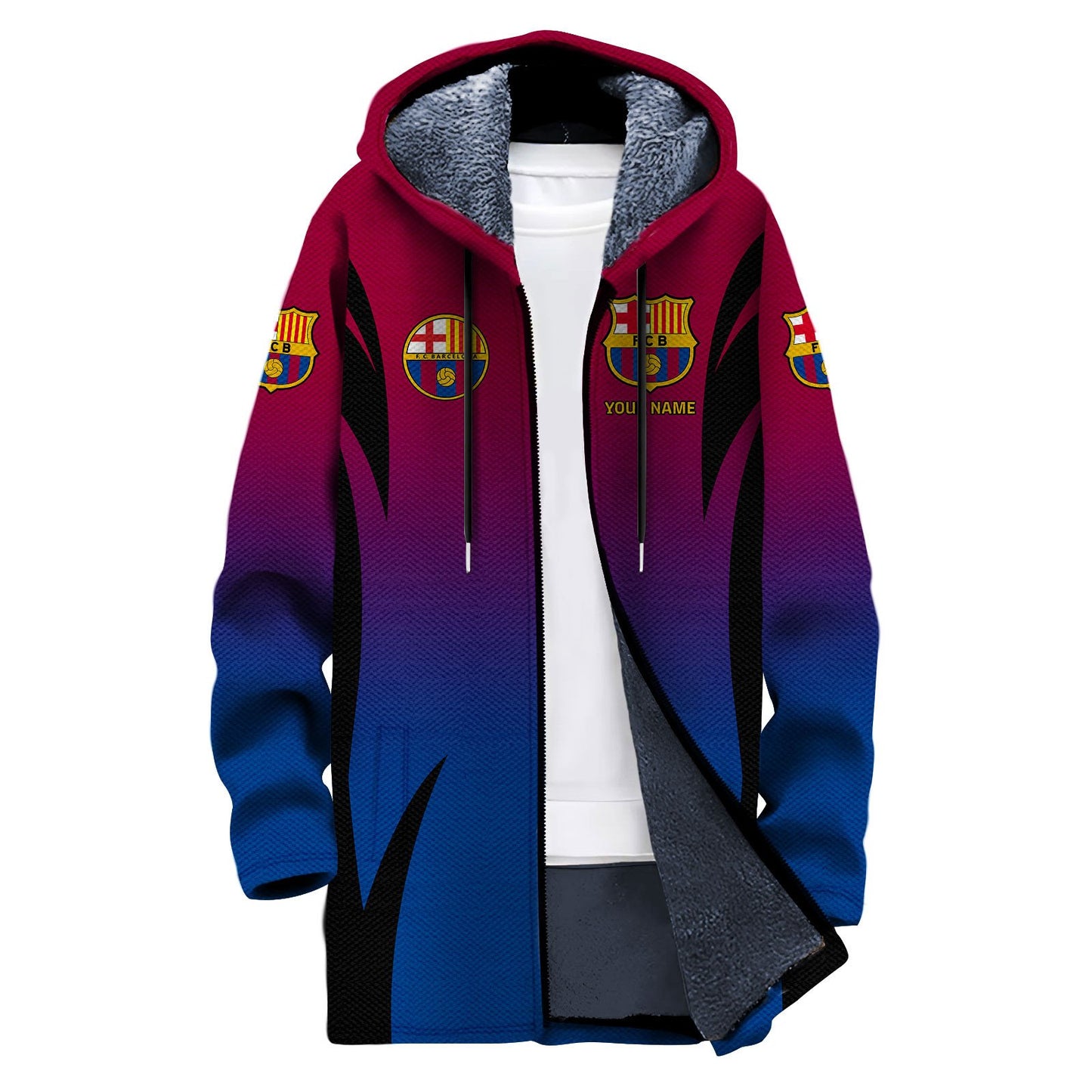Barca FC Fleece Wind Jacket
