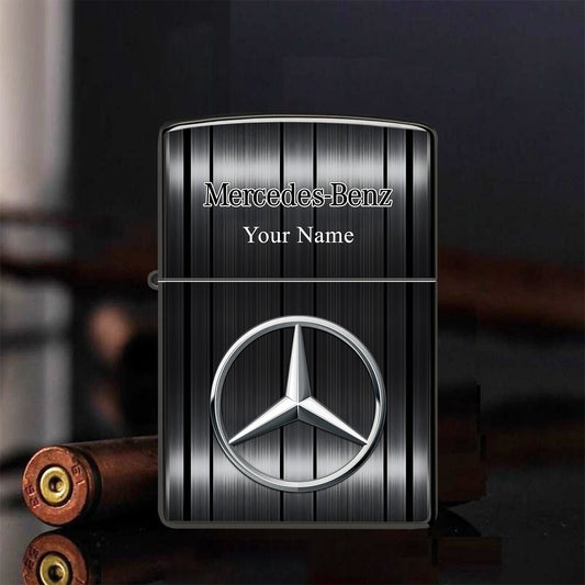 Personalized Merc Steel Zippo Lighter