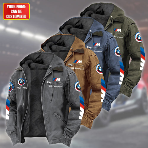 Personalized BW Motorsport Fur lining Paddle Jacket