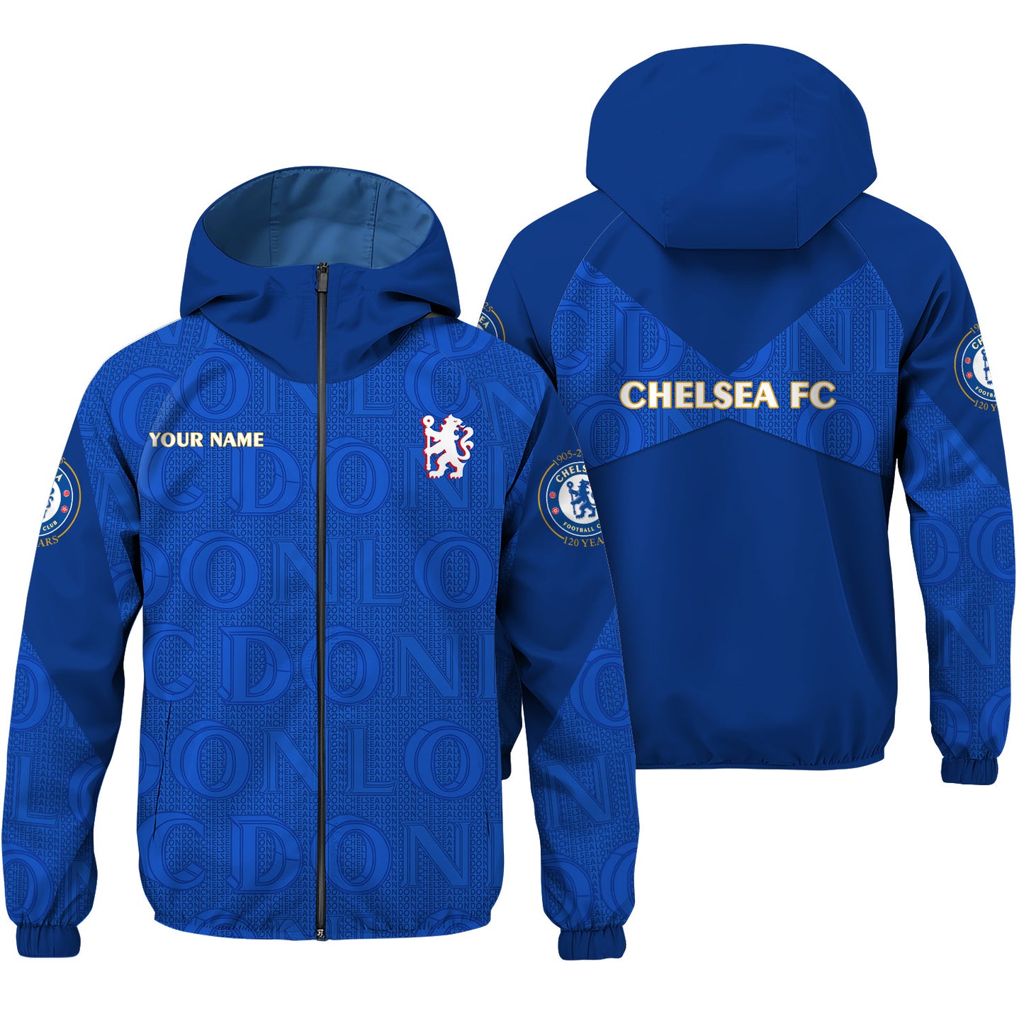 Personalized Chelsea 25/26 Windproof Rush Jacket