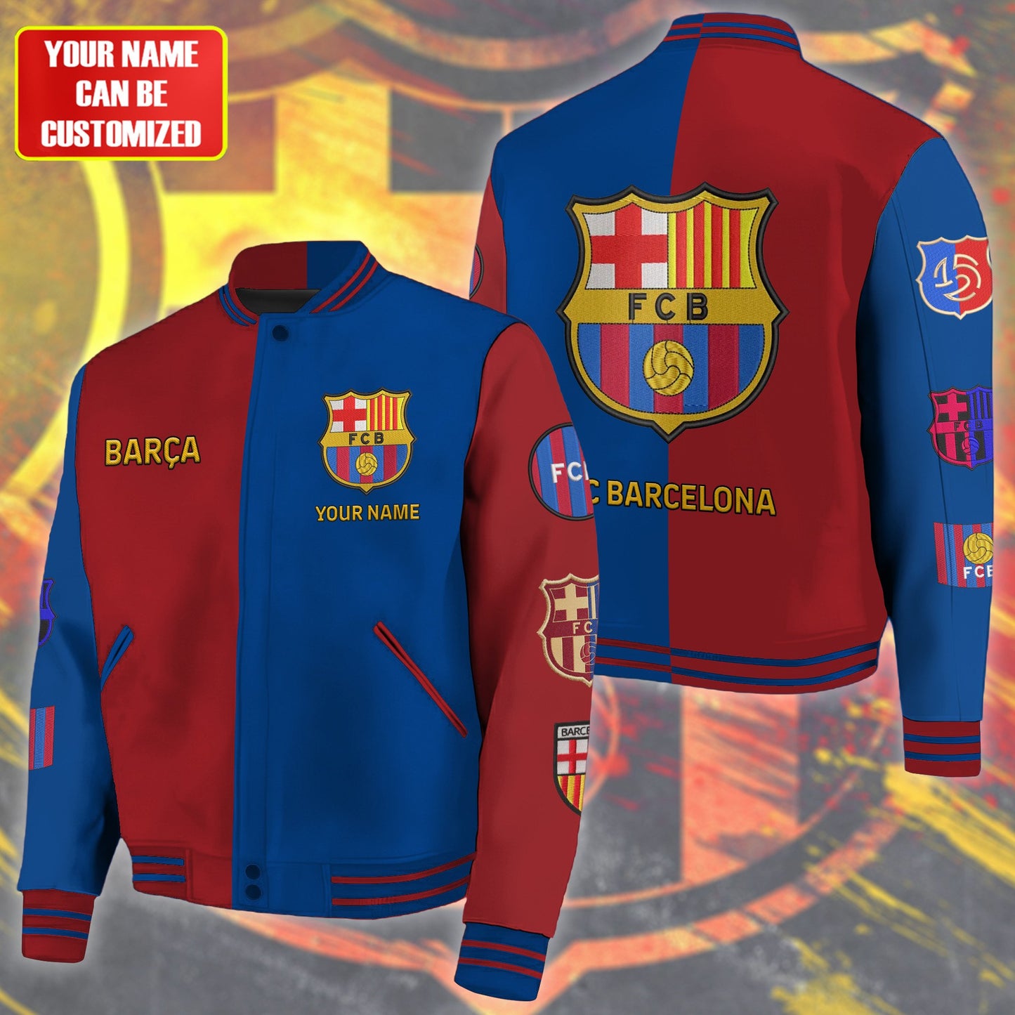 Barca Sport Baseball Jacket Q061006