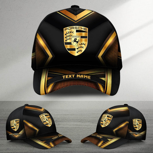 Personalized Pors Golden Luxury Classic Cap