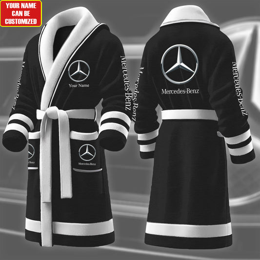 Personalized Merc Fleece Bathrobe P081001