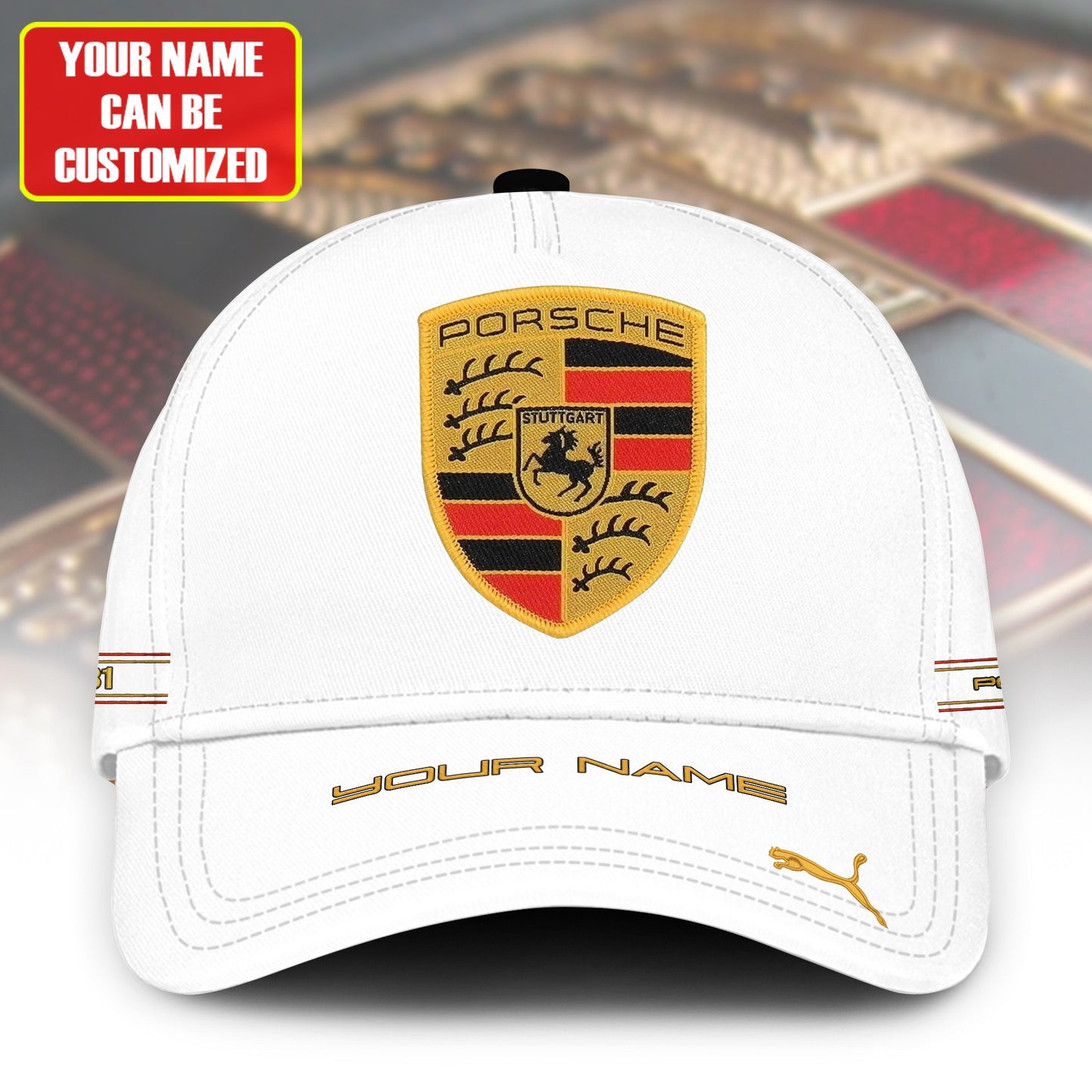 Personalized Pors Vintage Embroidery Classic Cap V2