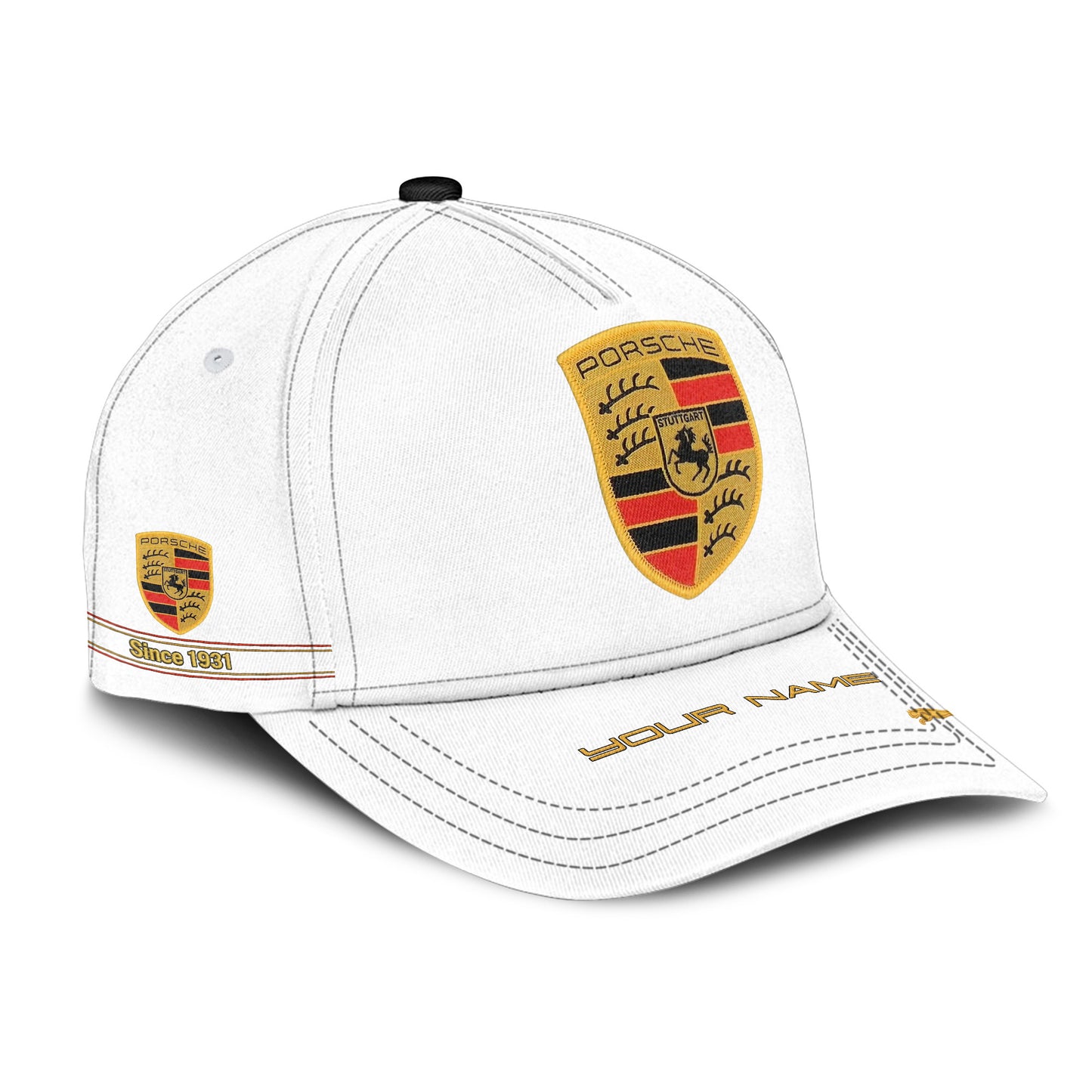 Personalized Pors Vintage Embroidery Classic Cap V2