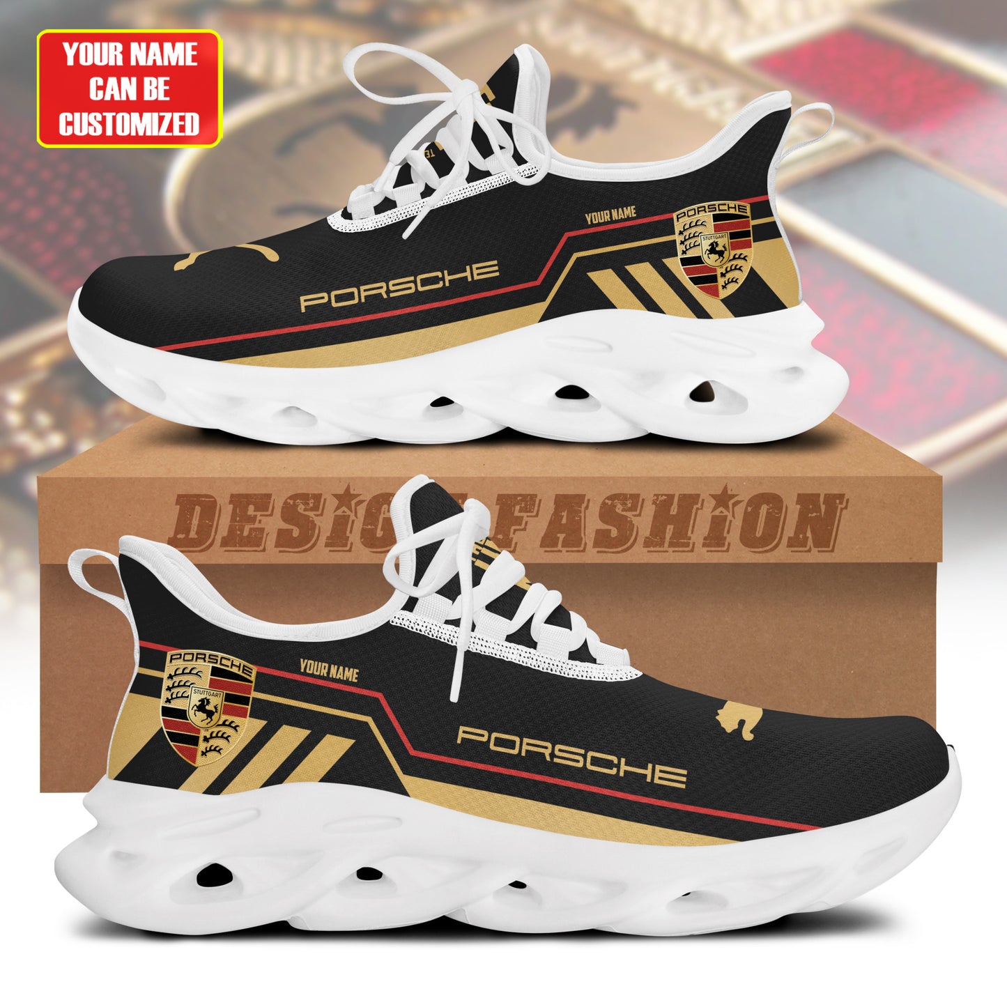 Personalized Pors Pm Chunky Custom Sneaker Q081003
