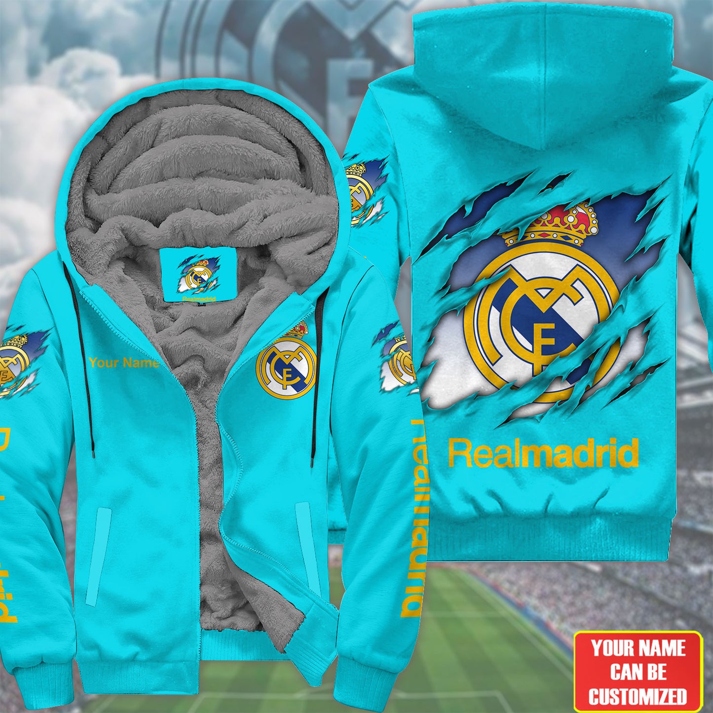 Personalized Real Fleece 3D All Over Printed Unisex Shirt