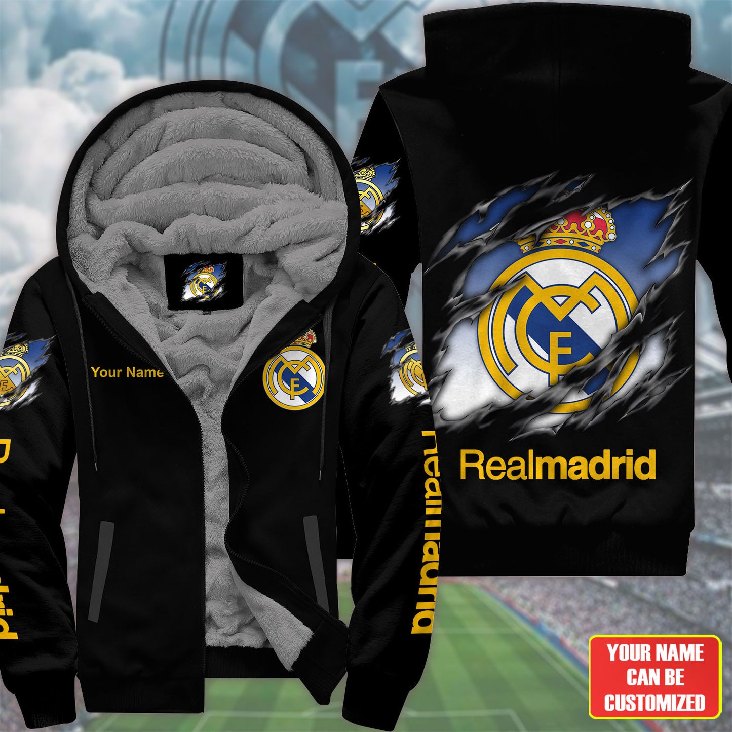 Personalized Real Fleece 3D All Over Printed Unisex Shirt