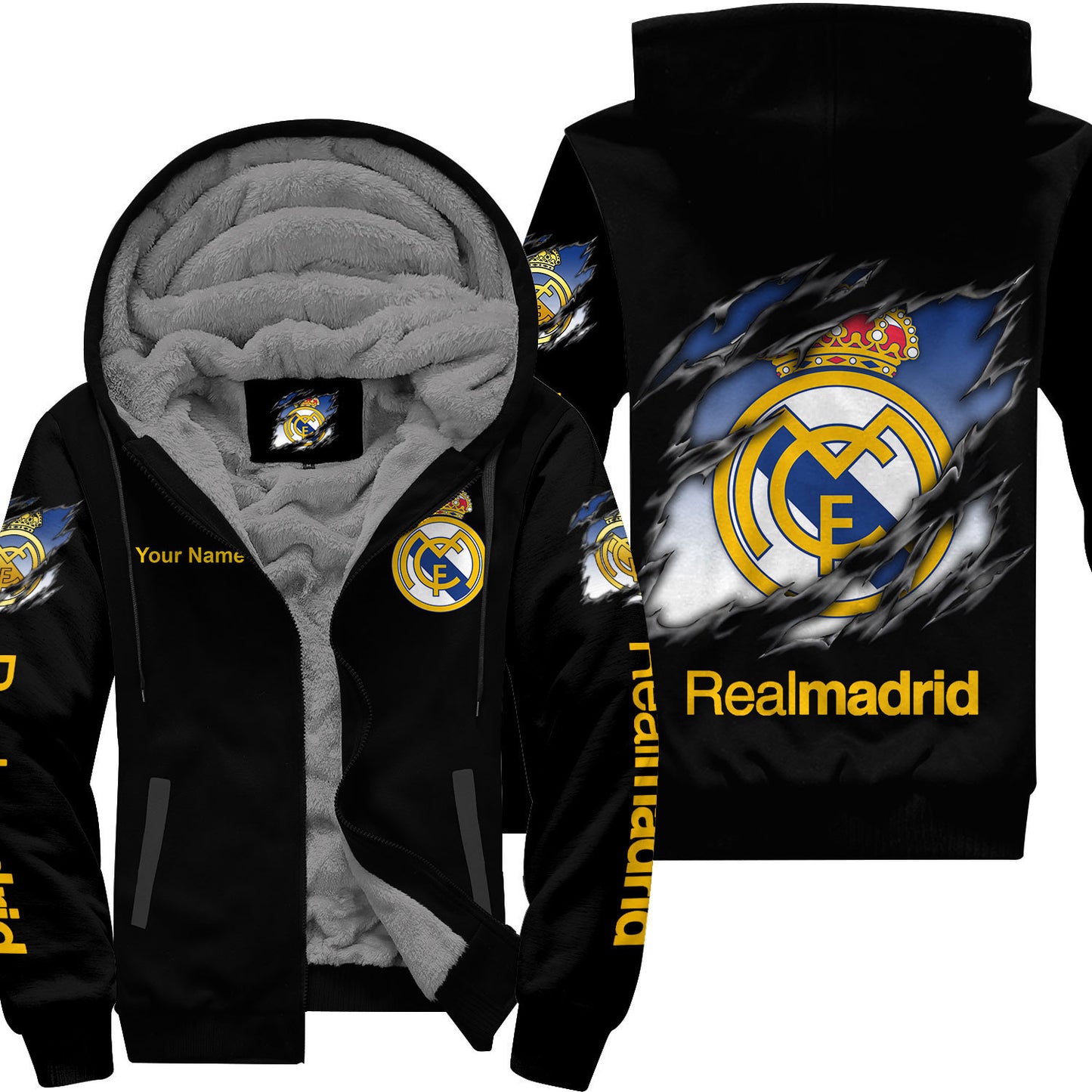 Personalized Real Fleece 3D All Over Printed Unisex Shirt