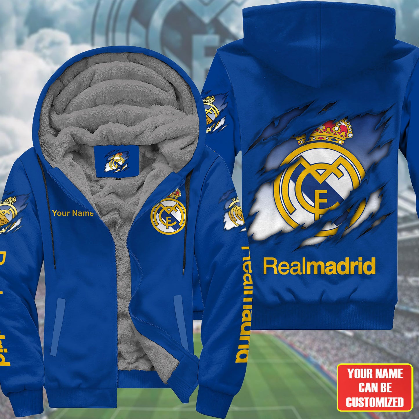 Personalized Real Fleece 3D All Over Printed Unisex Shirt