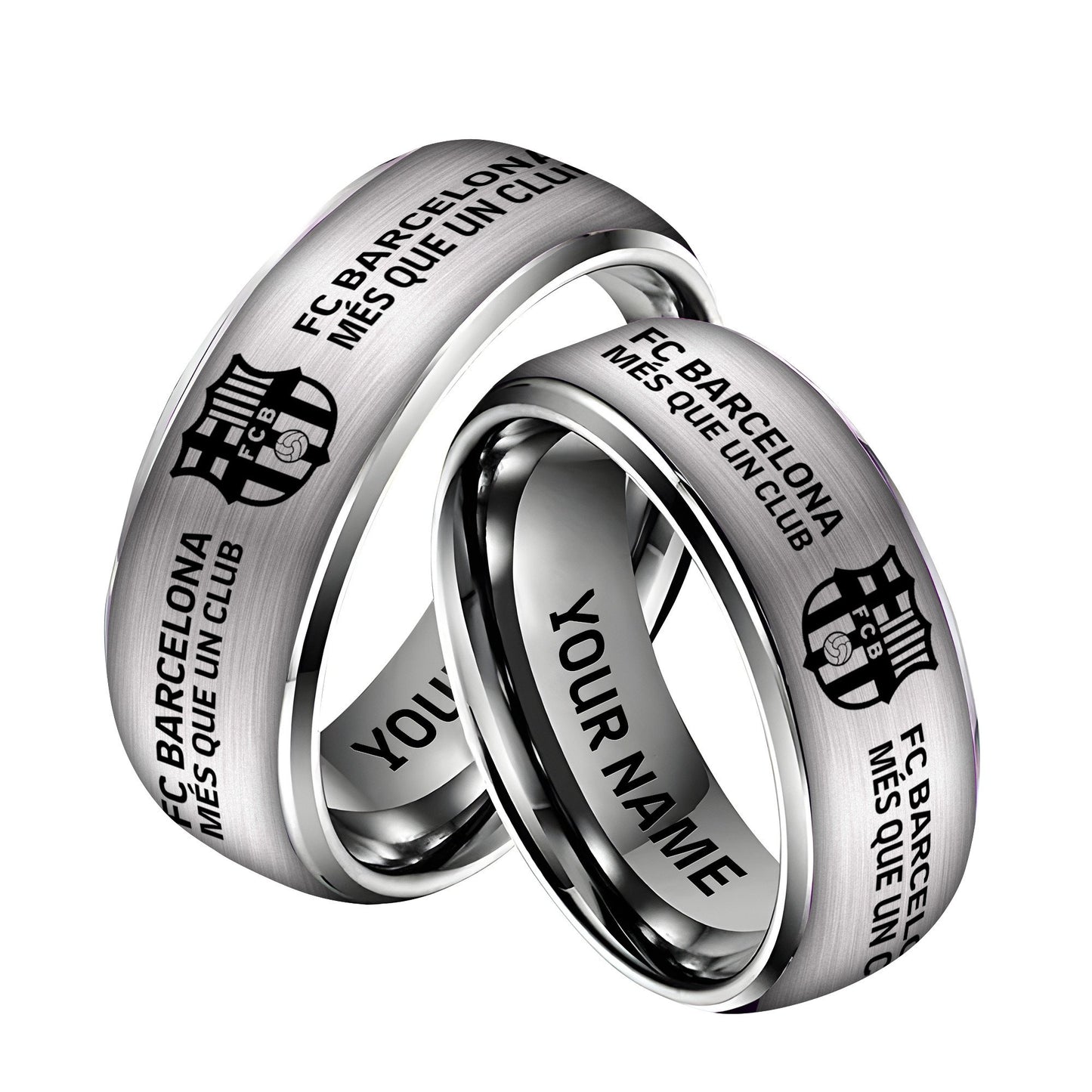 Personalized Barca FC Custom Alloy Ring V2