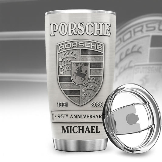 Personalized Pors 95th Anniversary Tumbler 20oz 30oz Cup