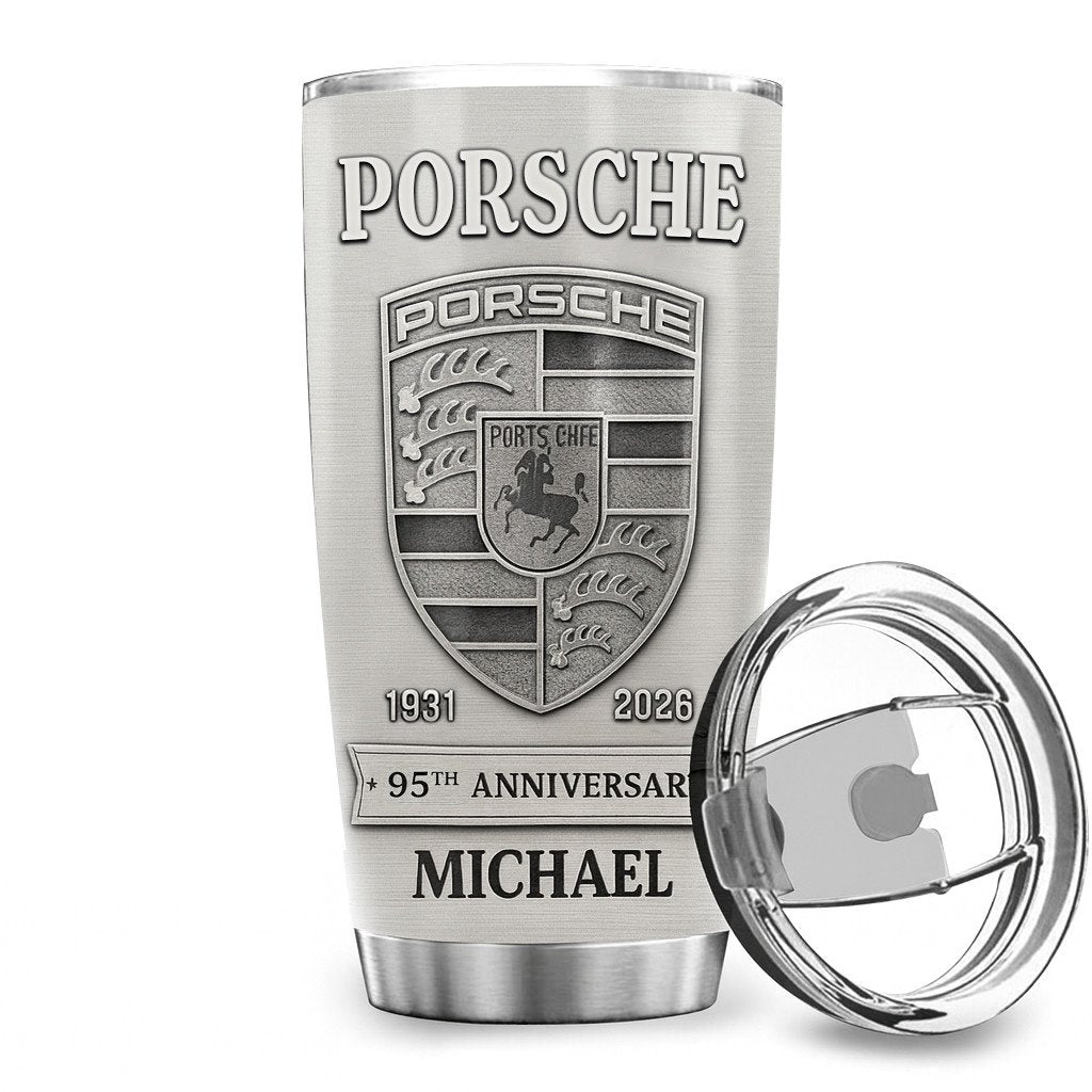 Personalized Pors 95th Anniversary Tumbler 20oz 30oz Cup