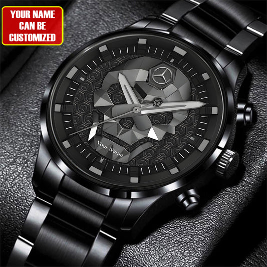 Personalized Merc Skull Stainless Steel Watch