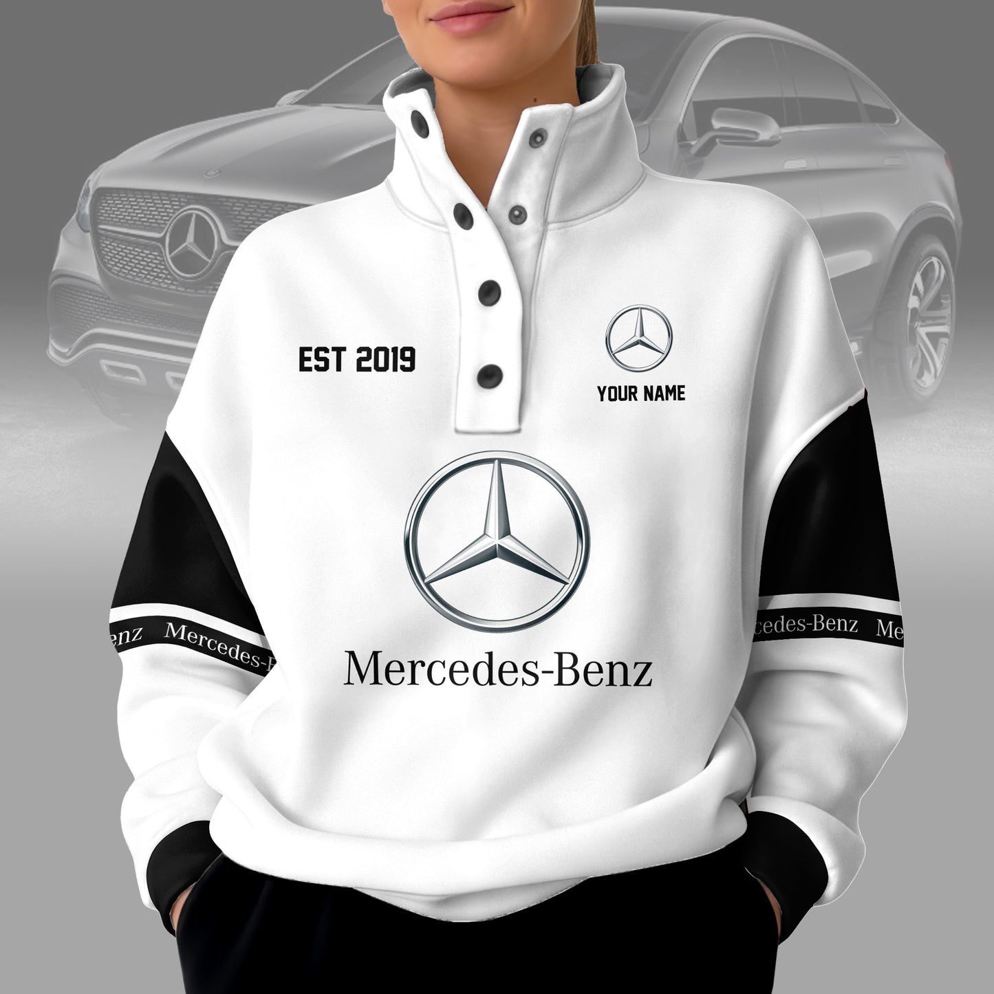 Personalized Merc Unisex Western Style Sweater With Buckles