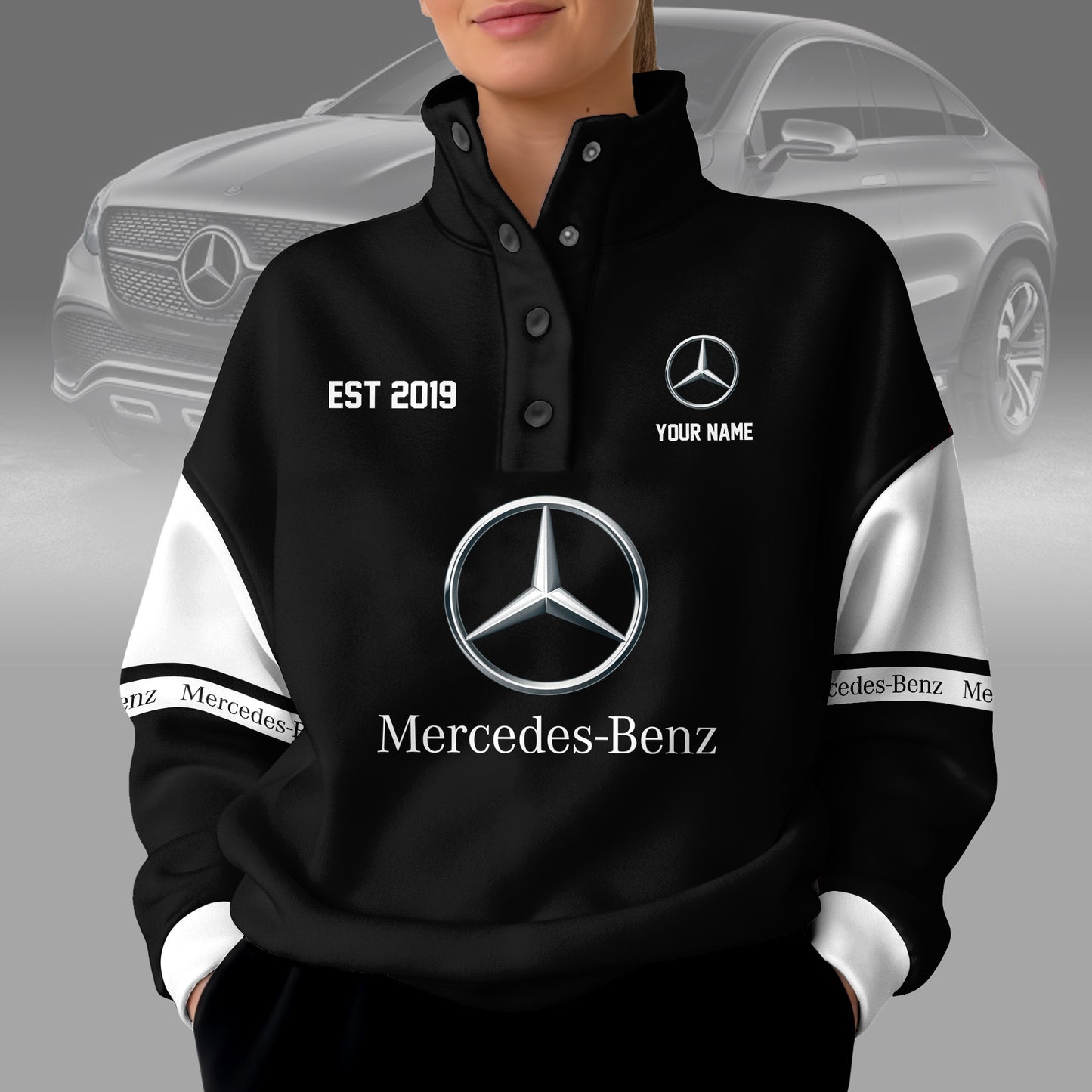 Personalized Merc Unisex Western Style Sweater With Buckles