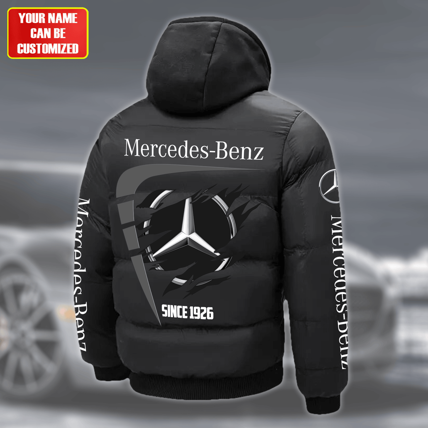 Personalized Merc EST 1926 Puffer Thermal Sport Warm Jacket