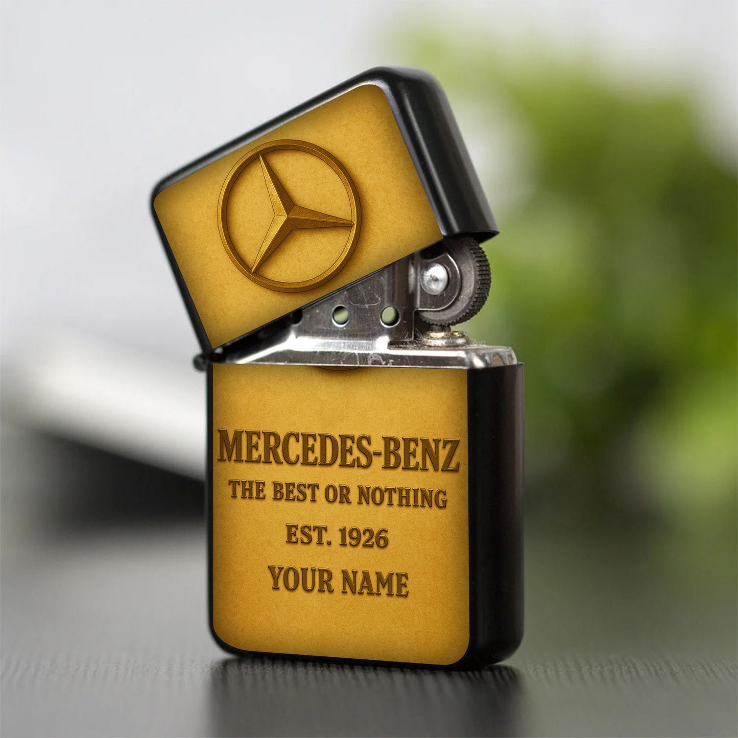 Personalized Merc Vintage 3D Zippo Lighter