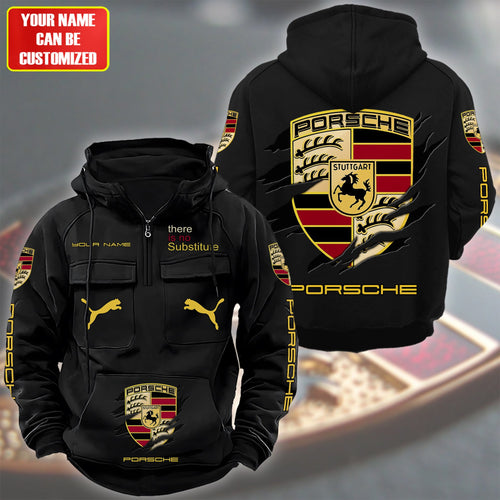 Personalized Pors Tear Retro Cotton Hoodie