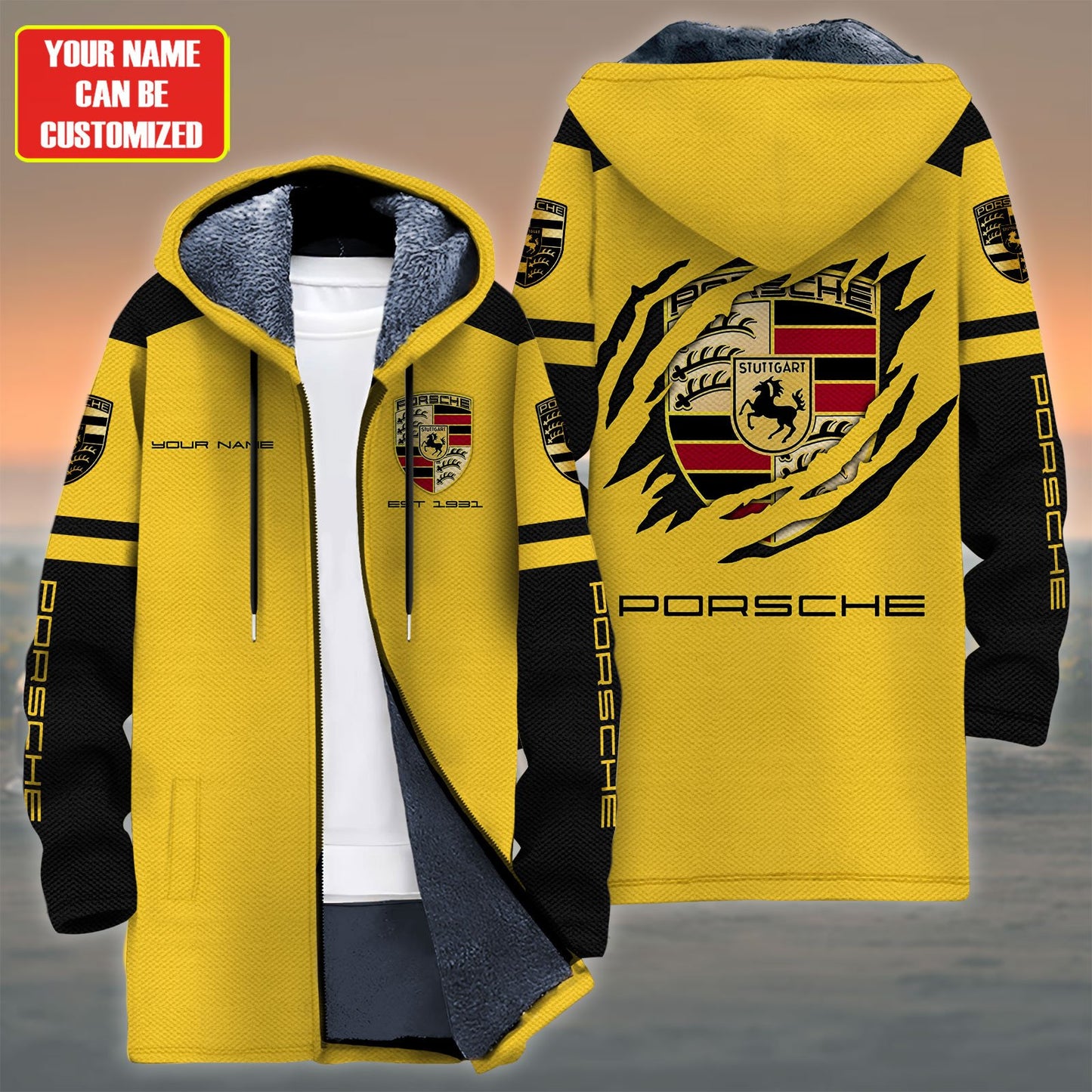 Personalized Pors Fleece Wind Jacket Q171004