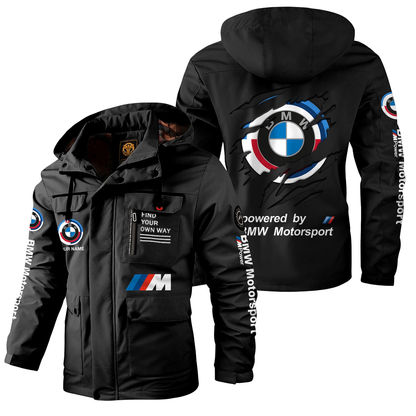 BW Motorsport Windbreaker Hooded Jacket Q171002