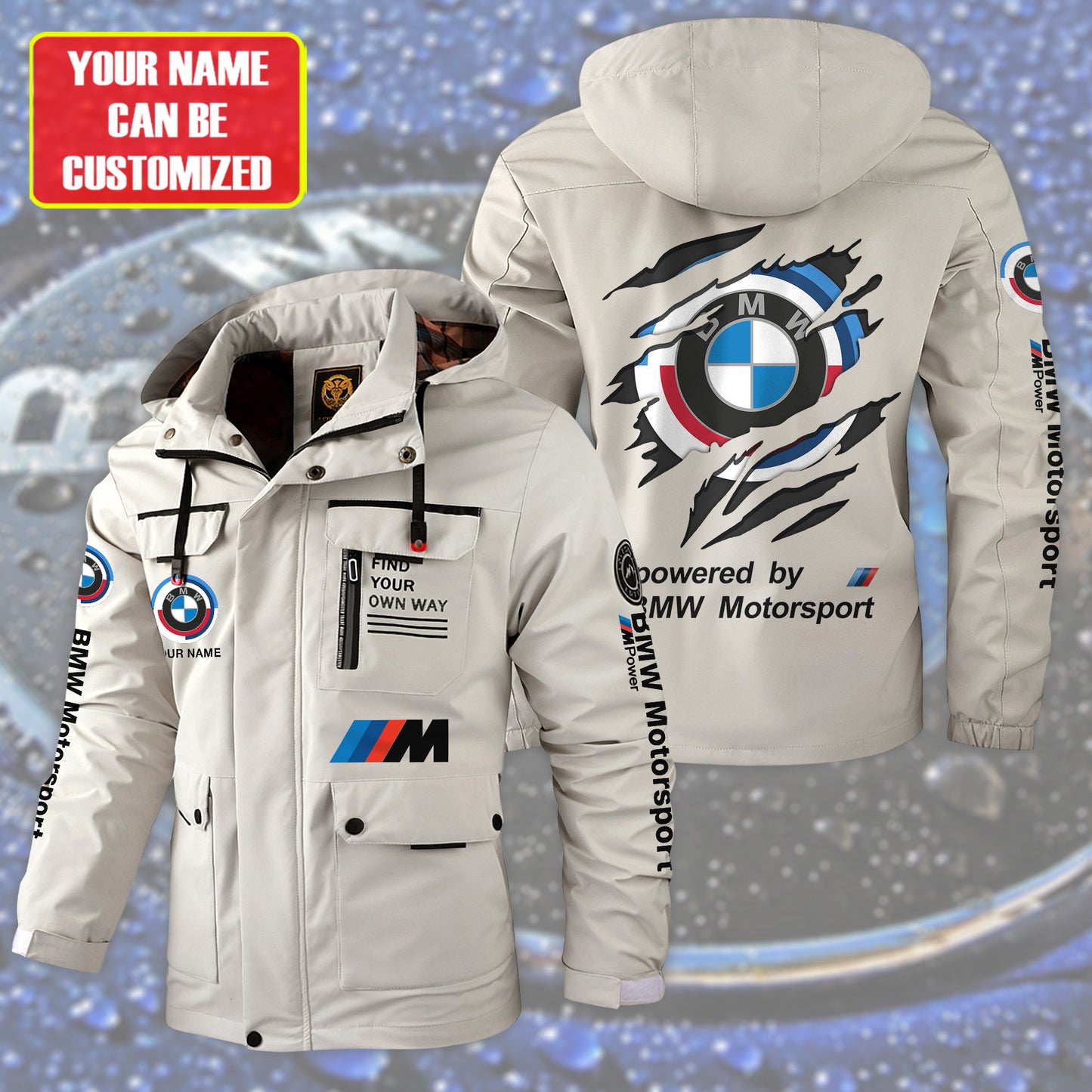 BW Motorsport Windbreaker Hooded Jacket Q171002