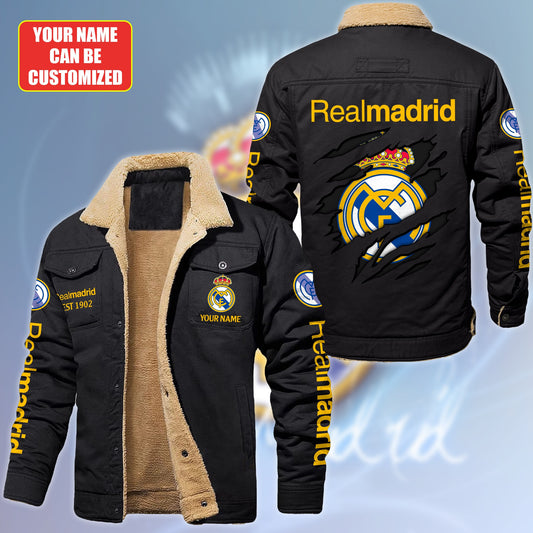 Personalized Real Fleece Thermal Cotton Jacket