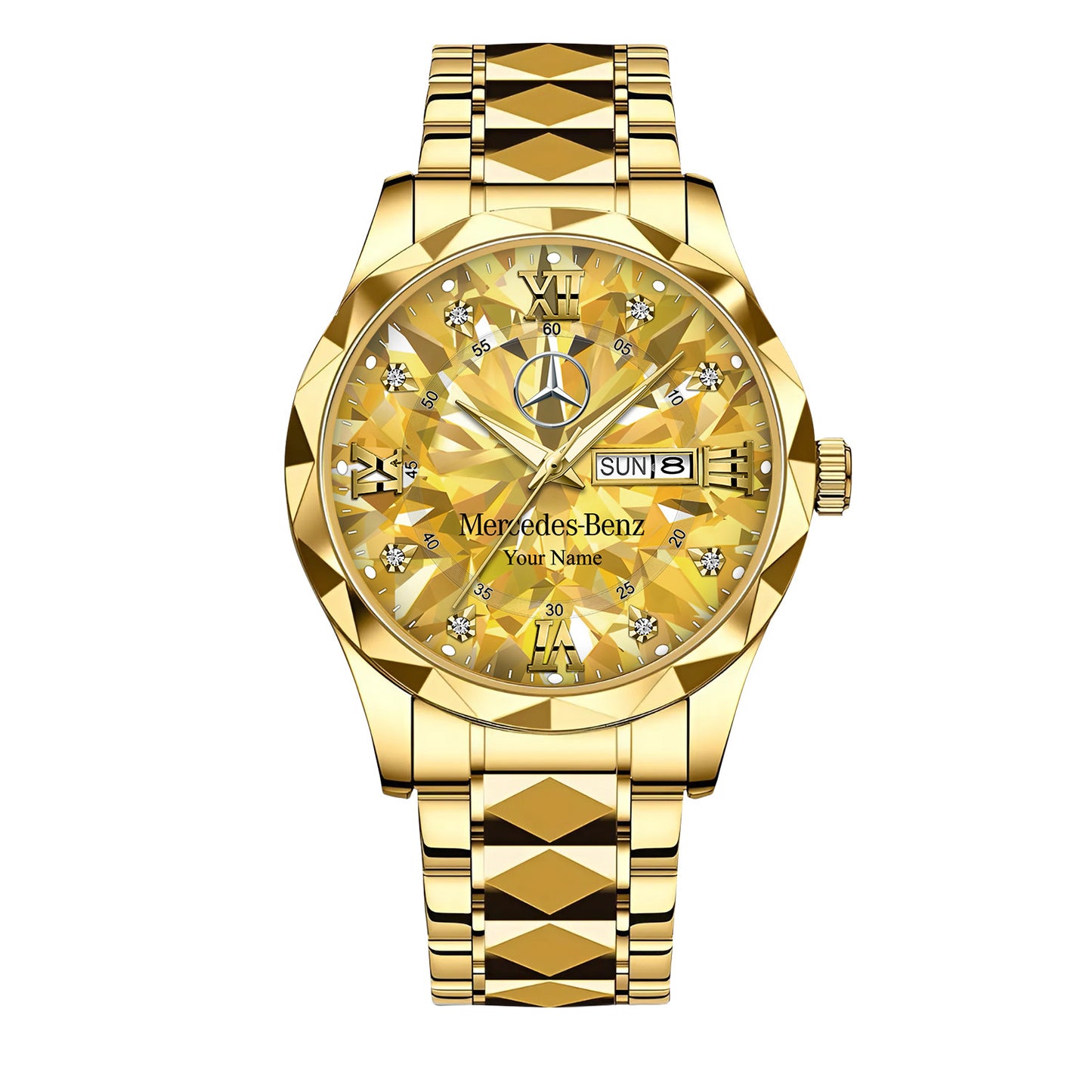 Personalized Merc Gem Luxury Alloy Charley Watch