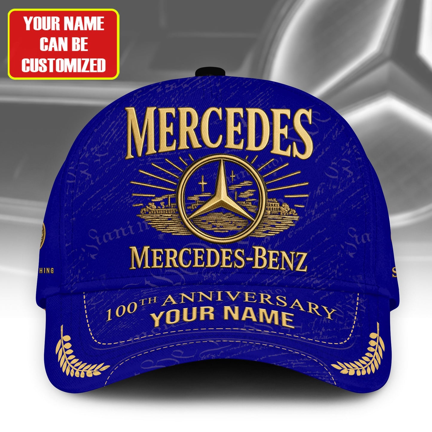 Personalized Merc 100th Anniversary Vintage Classic Cap