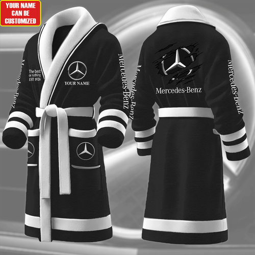 Personalized Merc Fleece Bathrobe Q271001