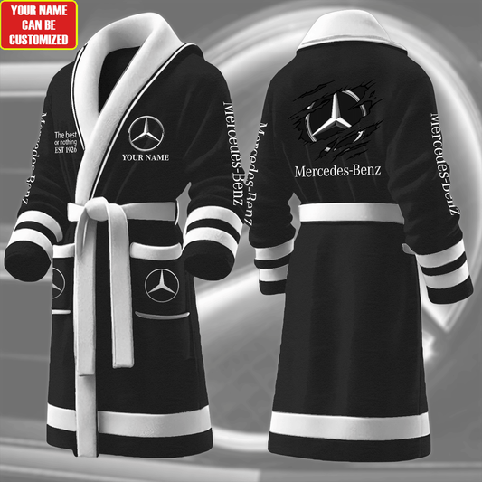Personalized Merc Fleece Bathrobe Q271001