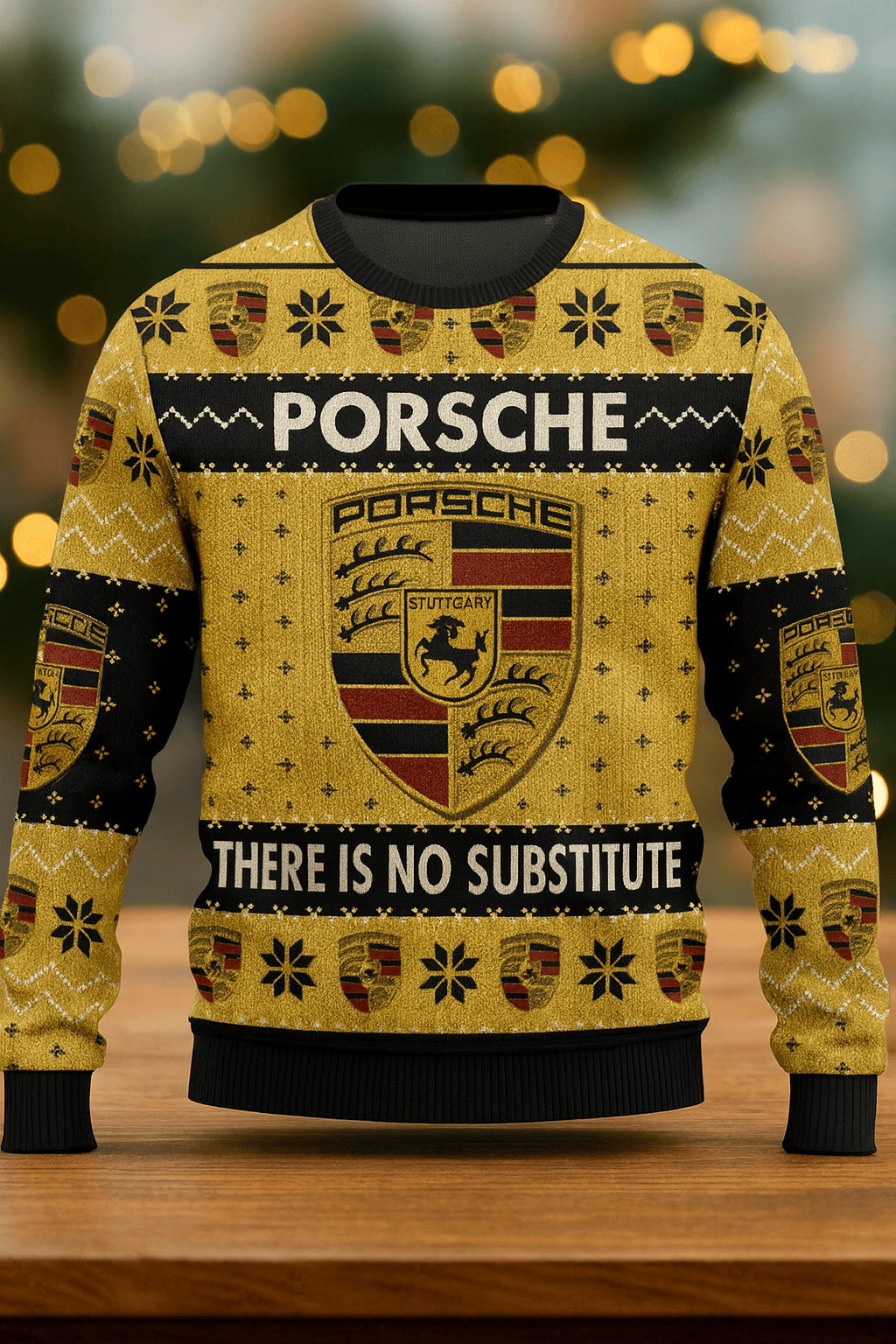 Pors Ugly Christmas Sweater , Unisex Wool Sweater