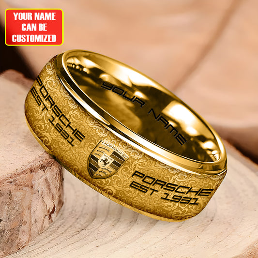 Personalized Pors EST 1931 Luxury Alloy Ring