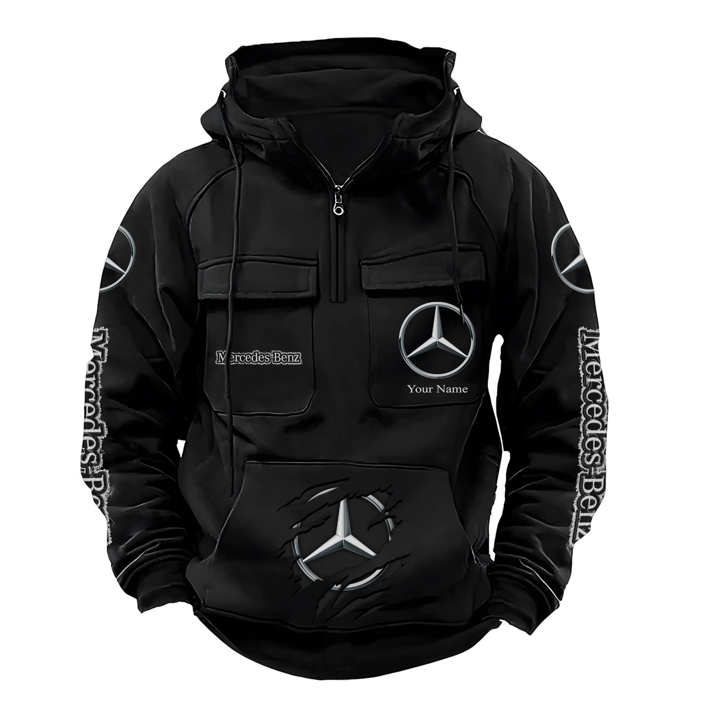 Personalized Merc Est 1926 Retro Cotton Hoodie