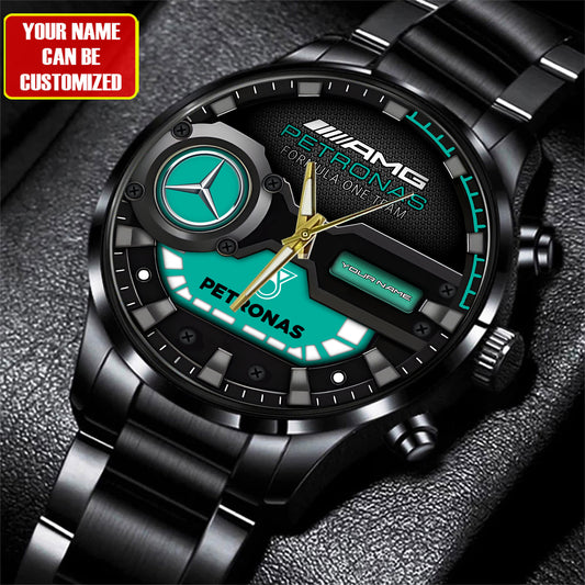 Personalized Merc AMG Petronas Luxury Stainless Steel Watch